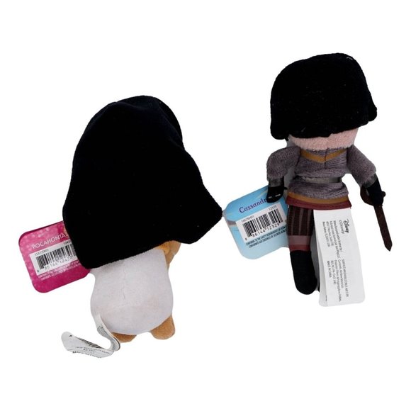 Disney Plush Princess Pocahontas and Cassandra 5.5" New - Picture 2 of 5